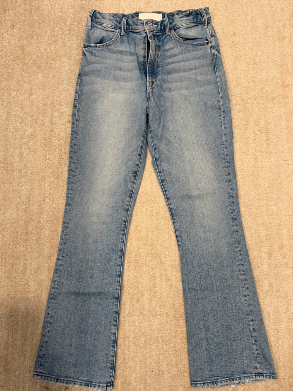 MOTHER Women's The Hustler Ankle Light Wash Jeans in I Confess; size 27